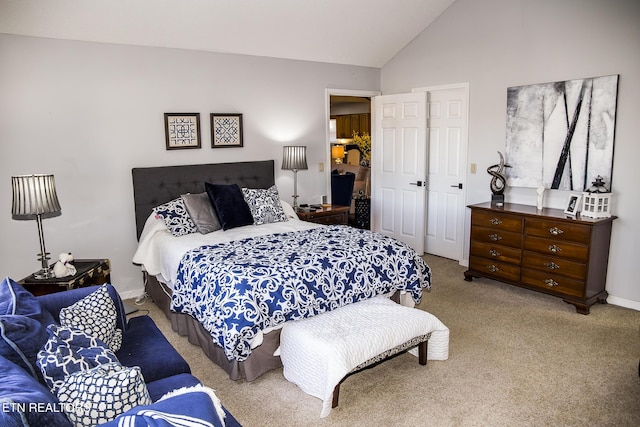 10 Dockside Dr, Crossville, TN 38558 - carpeted bedroom with baseboards and vaulted ceiling