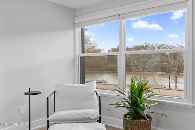 view of sitting room