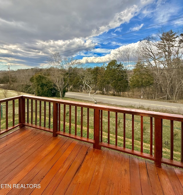 view of deck