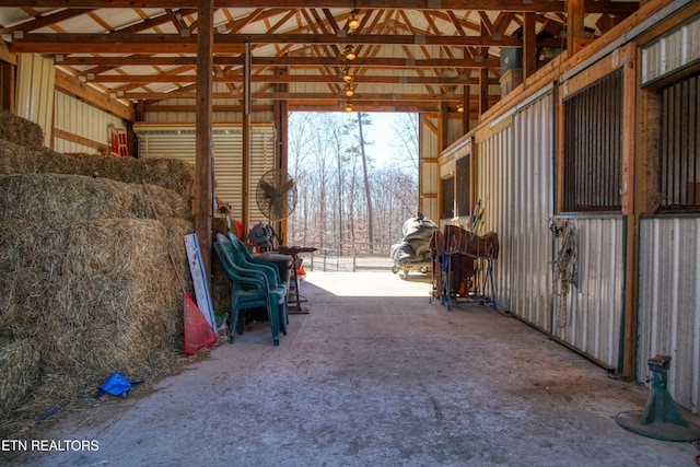 view of stable