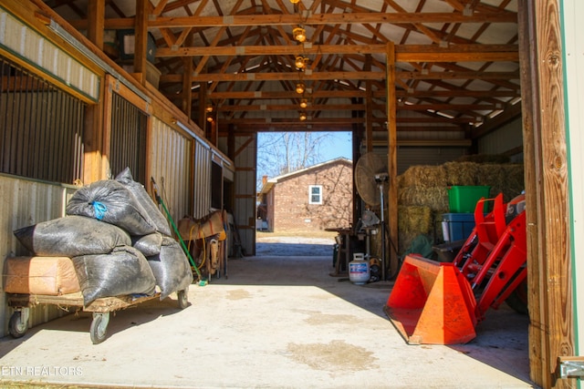 view of stable