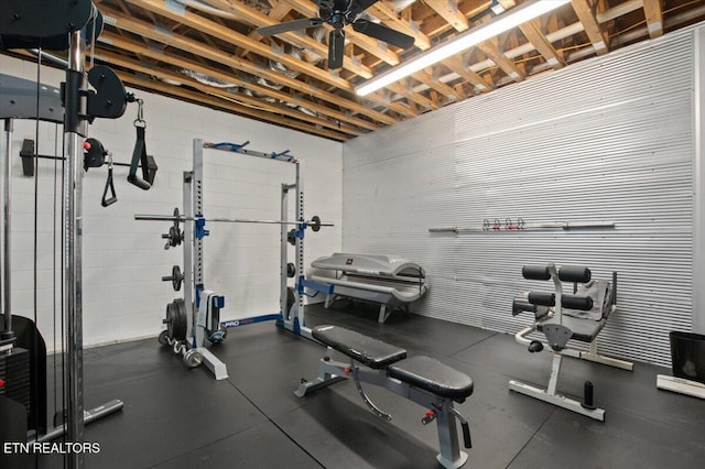 view of workout room