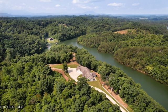 2356 Coaster Way, Sevierville, TN 37876 - aerial overview of property's location with a forest and a large body of water