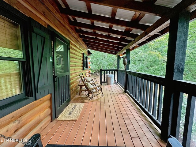 831 Bear Run Way, Sevierville, TN 37862 - view of wooden terrace