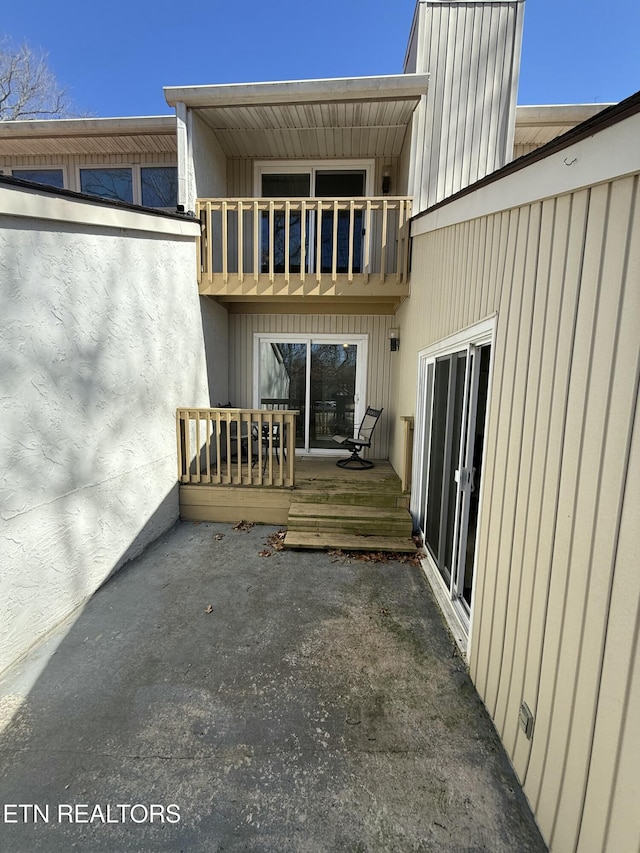 7000 Big Horn Dr Unit A-3, Crossville, TN 38572 - back of house with a balcony and a patio