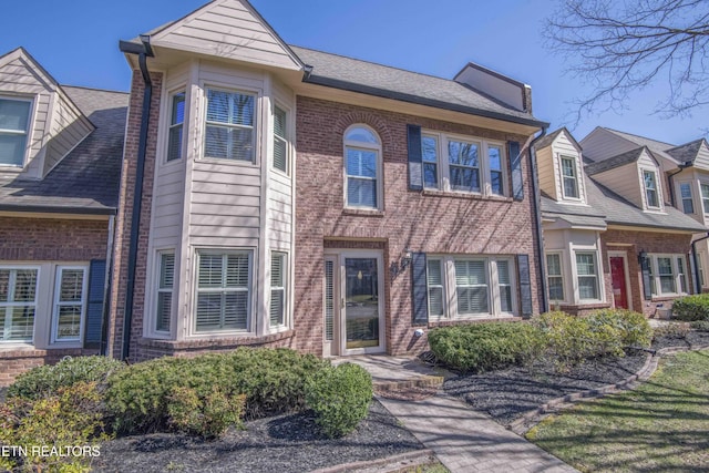 multi unit property with brick siding