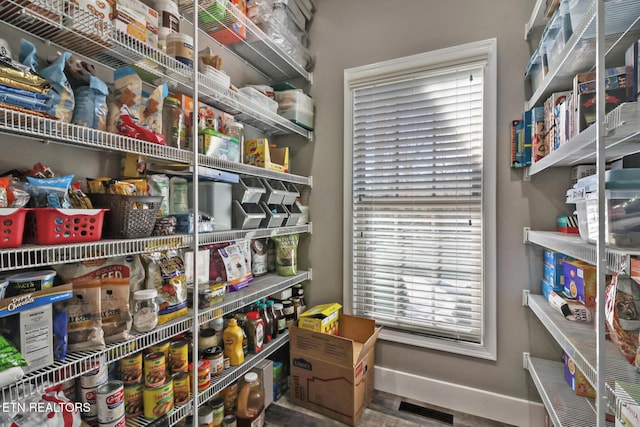 view of pantry