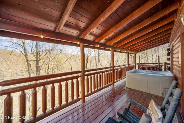 1906 Buckeye View Way, Sevierville, TN 37876 - view of wooden terrace