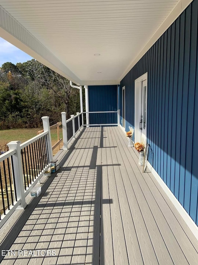 view of deck