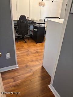 215 Vann Dr, Harriman, TN 37748 - office with wood finished floors