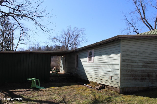 view of property exterior