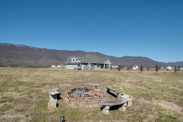 view of mountain feature