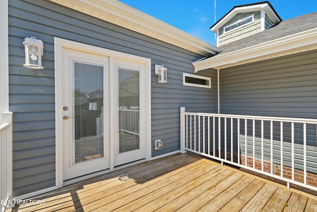 view of deck