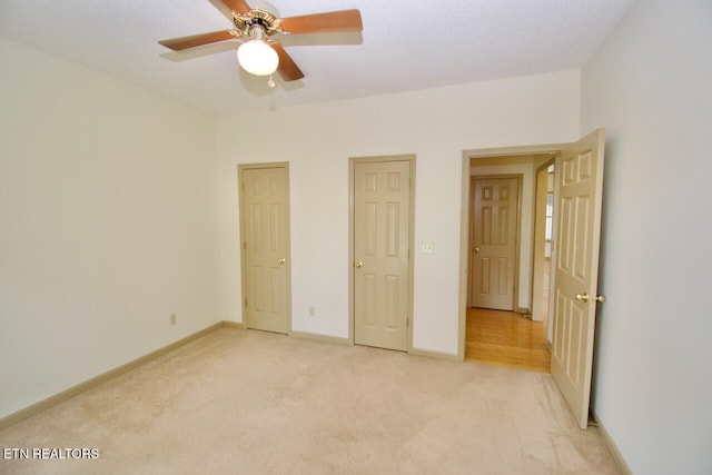 1689 Peppertree Dr, Alcoa, TN 37701 - unfurnished bedroom with light carpet and ceiling fan