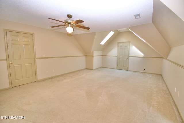 1689 Peppertree Dr, Alcoa, TN 37701 - bonus room featuring light carpet, a ceiling fan, and lofted ceiling