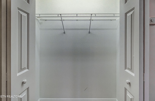 view of closet