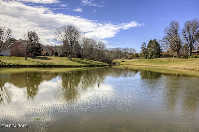 view of water feature