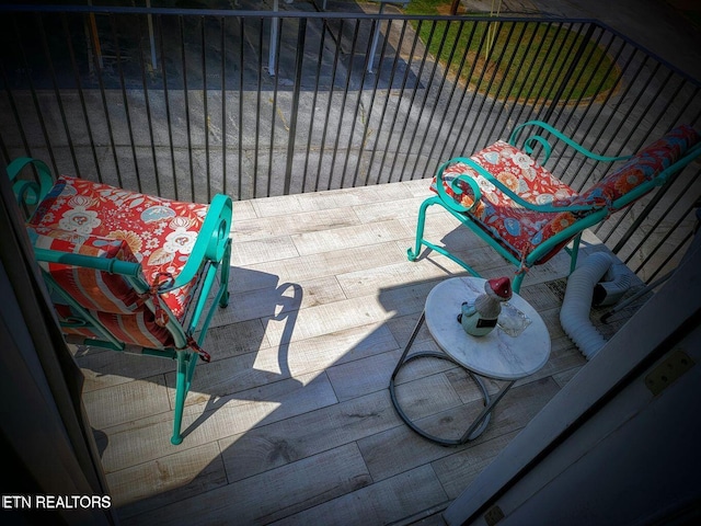 view of patio with fence