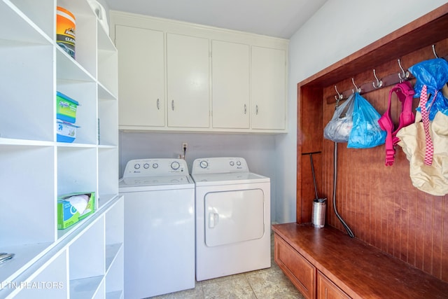 laundry area featuring washer and dryer