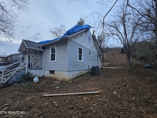 view of side of property