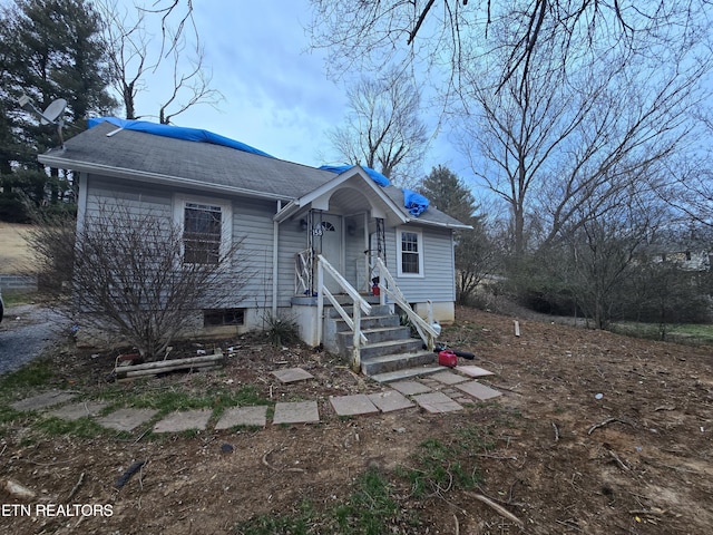 view of front of property