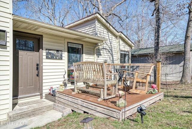 view of deck