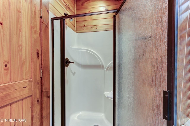 full bath with a stall shower