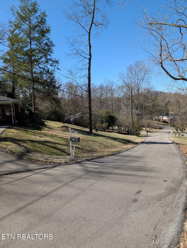 view of road