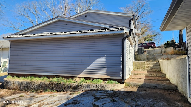 view of side of property