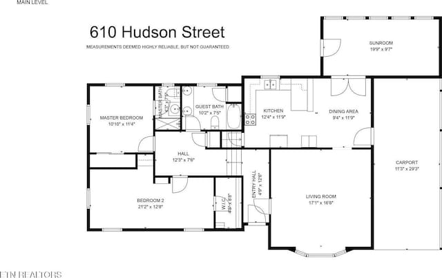 610 Hudson St, Athens, TN 37303 - floor plan