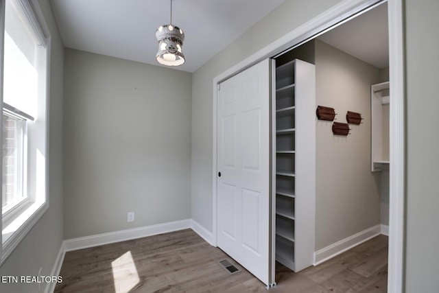 closet featuring visible vents