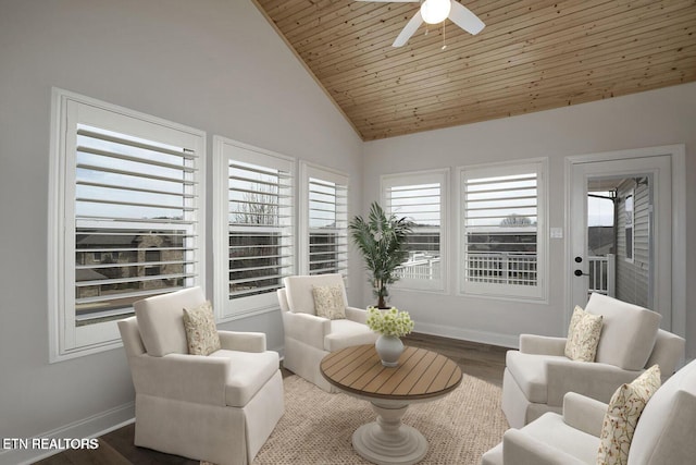 interior space with a wealth of natural light