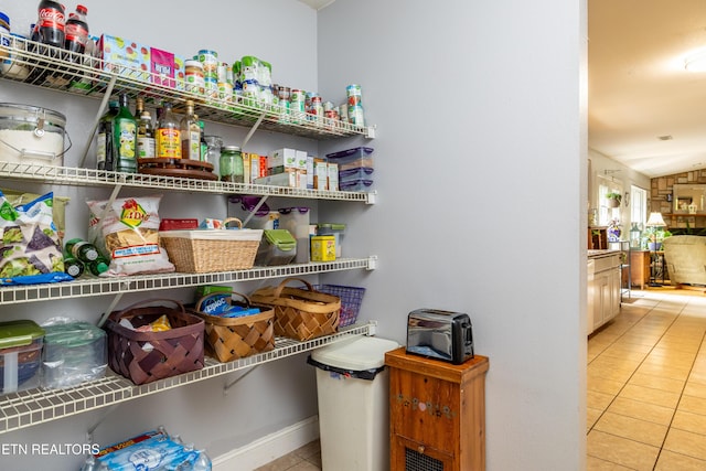 view of pantry