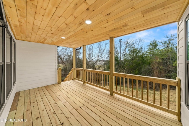 view of deck