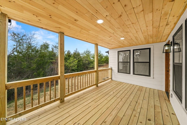 view of deck