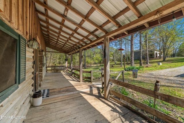 346 Chestuee Rd, Calhoun, TN 37309 - view of wooden deck