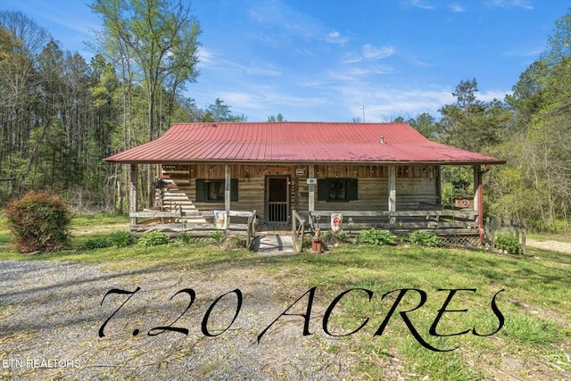 346 Chestuee Rd, Calhoun, TN 37309 - view of front of house featuring metal roof