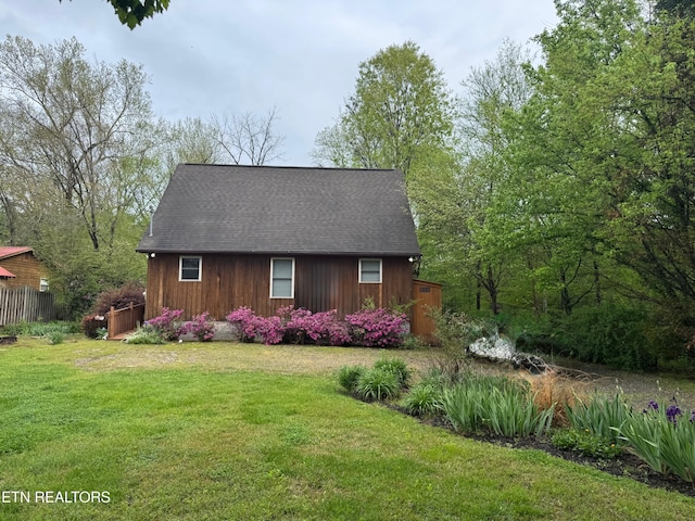 3267 Cosby Creek Rd -, Unit Cosby, TN 37722 - view of property exterior with a lawn