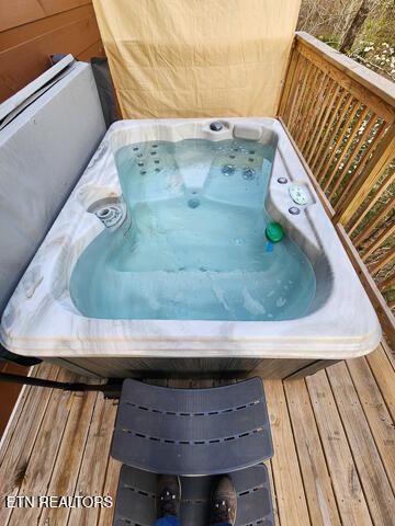 1012 Ravens Ford Way, Sevierville, TN 37876 - exterior space with an outdoor hot tub
