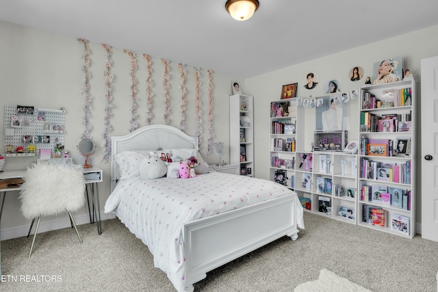 bedroom with carpet flooring