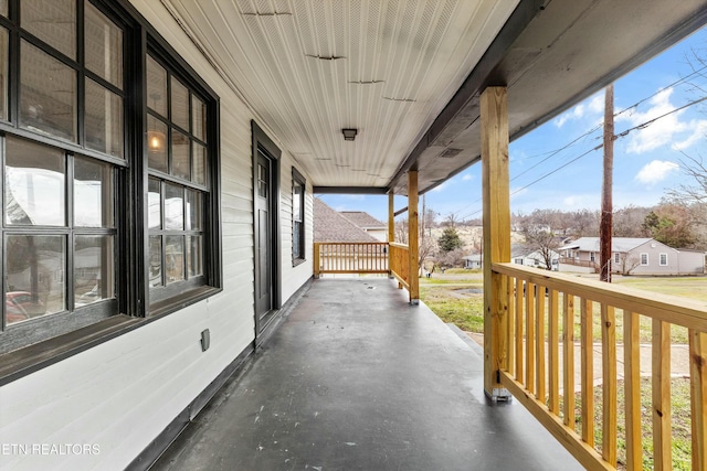 view of patio / terrace featuring a porch