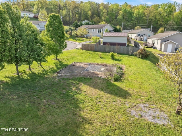 902 Oak Village Ct, Dandridge, TN 37725 - view of yard with fence