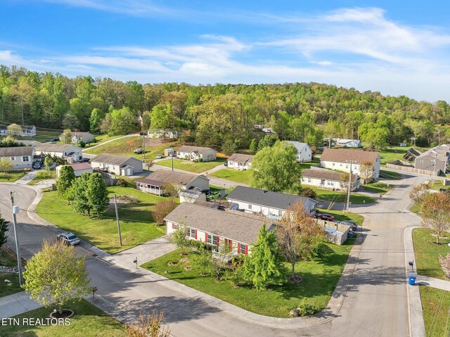 902 Oak Village Ct, Dandridge, TN 37725 - drone / aerial view featuring a residential view