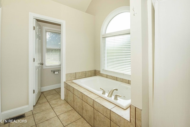 103 Branch Ln, Clinton, TN 37716 - full bathroom with a whirlpool tub and tile patterned flooring