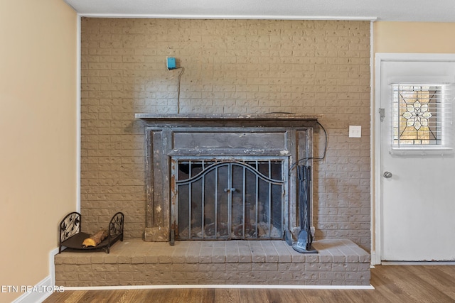 room details with wood finished floors and baseboards