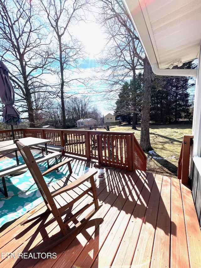 view of deck