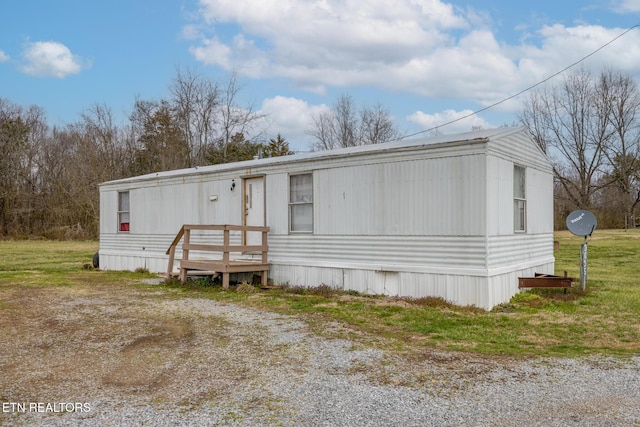 view of manufactured / mobile home