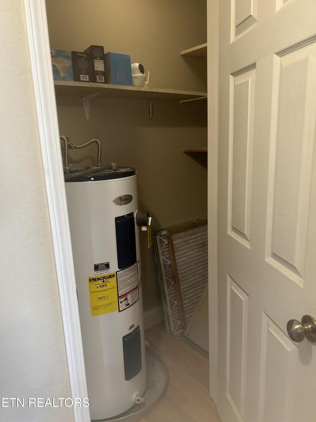 utilities featuring electric water heater