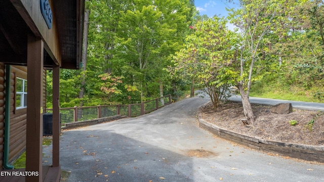 exterior space with fence