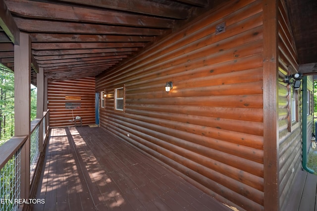 view of deck